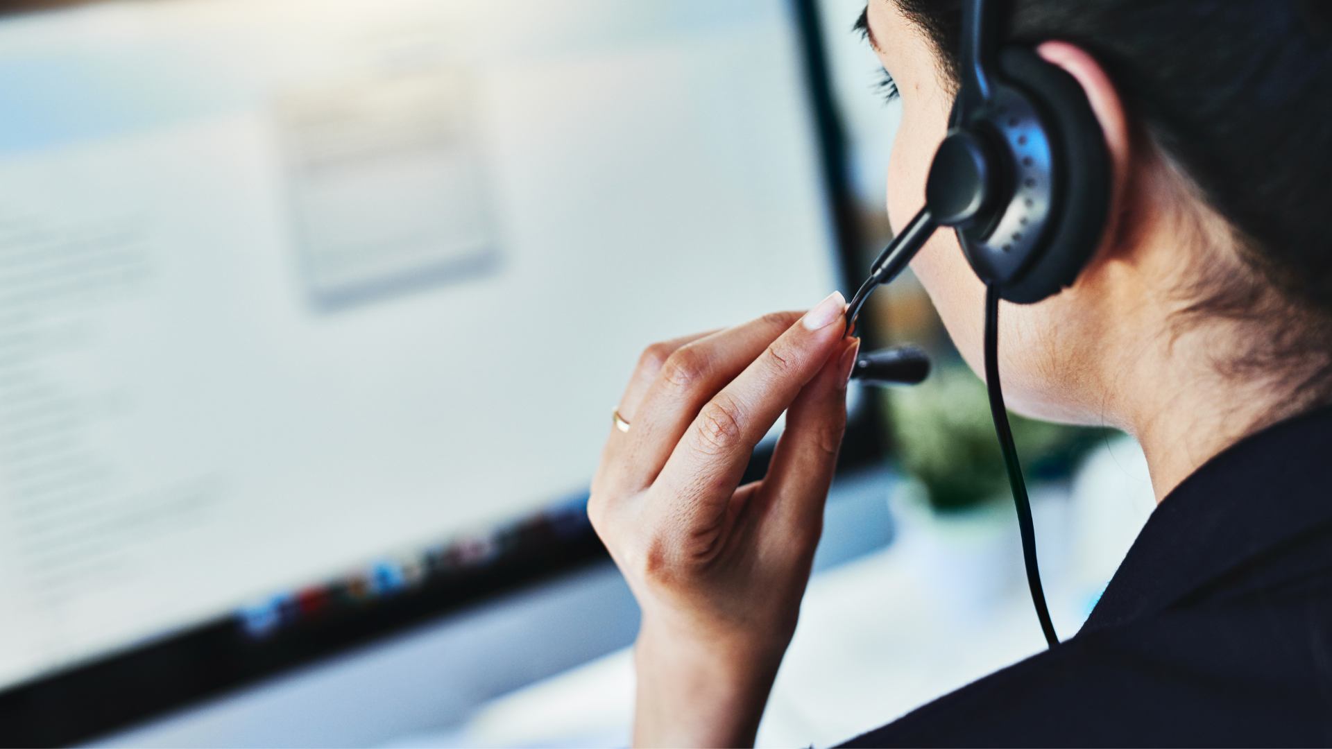 Customer care team collaborating